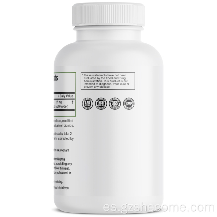 Ginkgo biloba Soporte de cápsulas cerebrales de ginkgo biloba